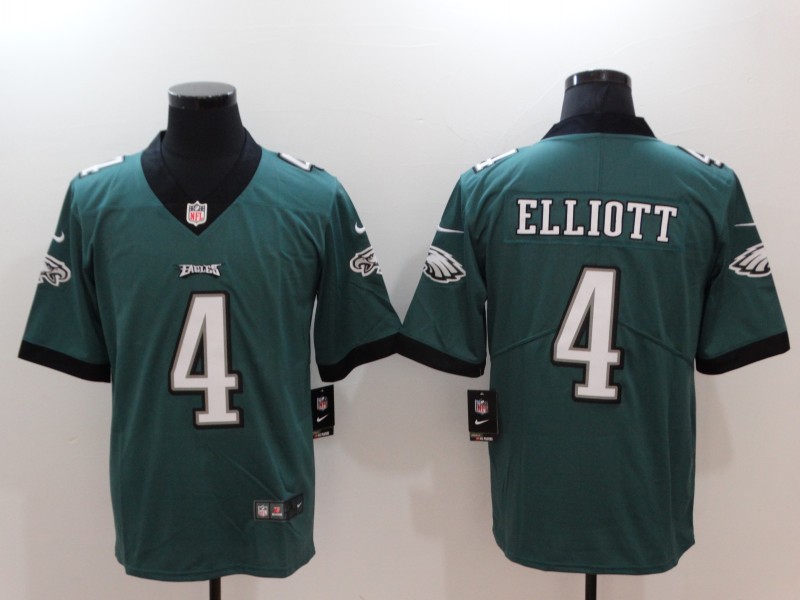 Men's Philadelphia Eagles Jake Elliott #4 Midnight Green Jersey